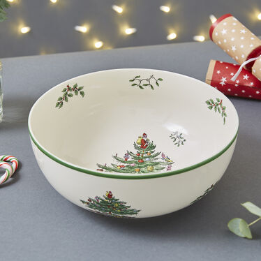 Christmas Tree Large Round Bowl Christmas Tree Large Round Bowl